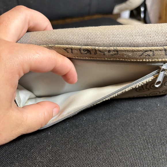 Vintage Betty Boop Tan Clutch fold over Wallet - Picture 4 of 6